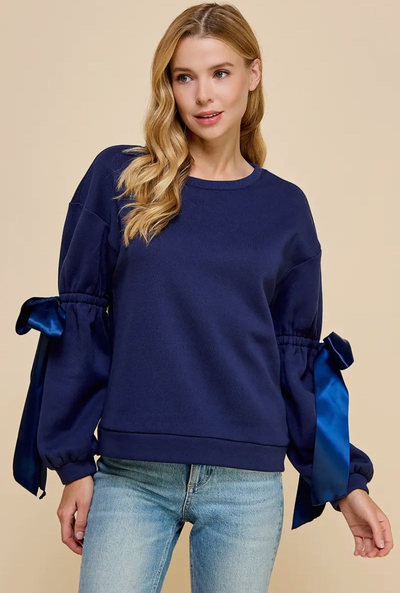 Bow Detail Sweatshirt