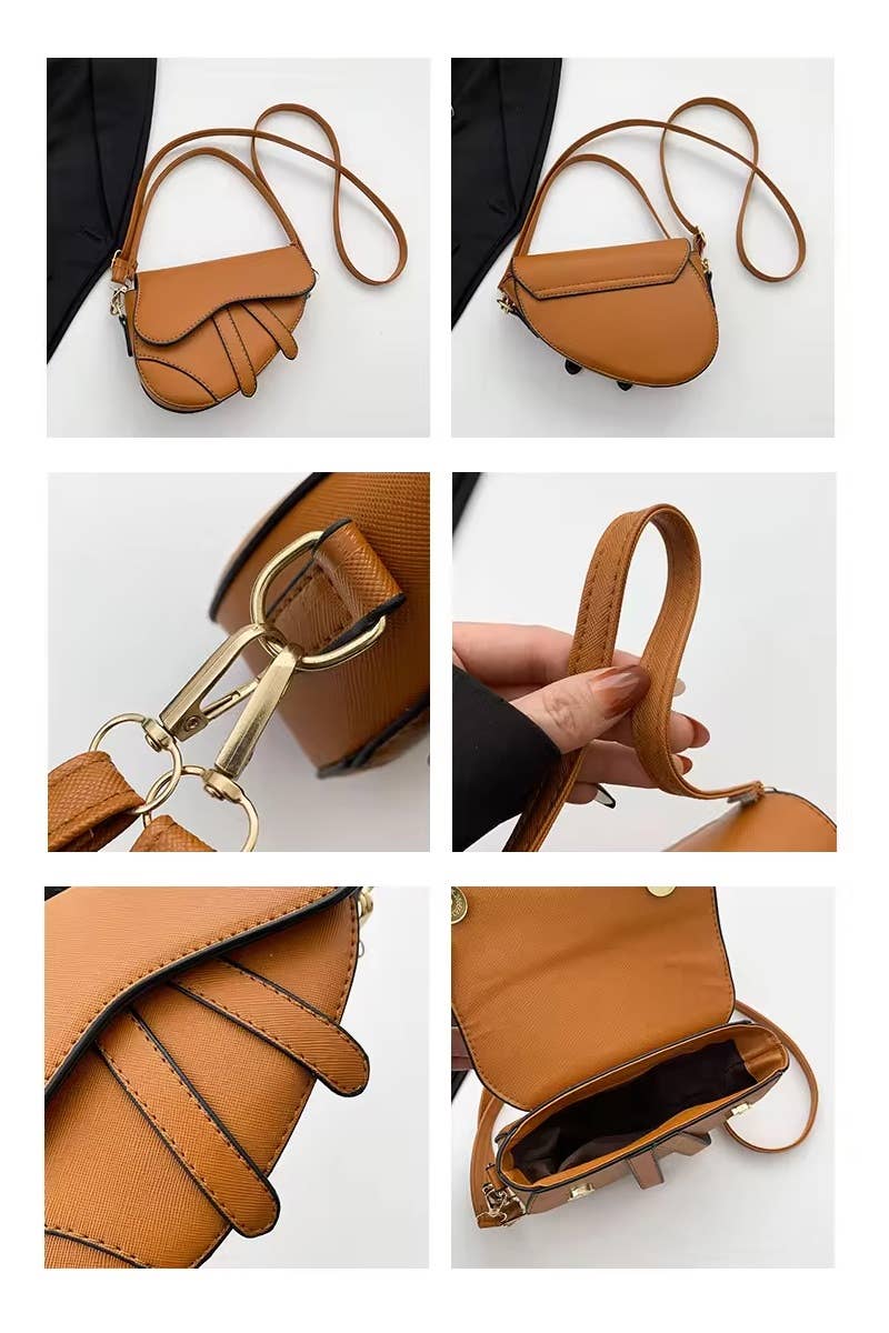 Trendy Mini Saddle Bag Dreamers Crossbody Purse