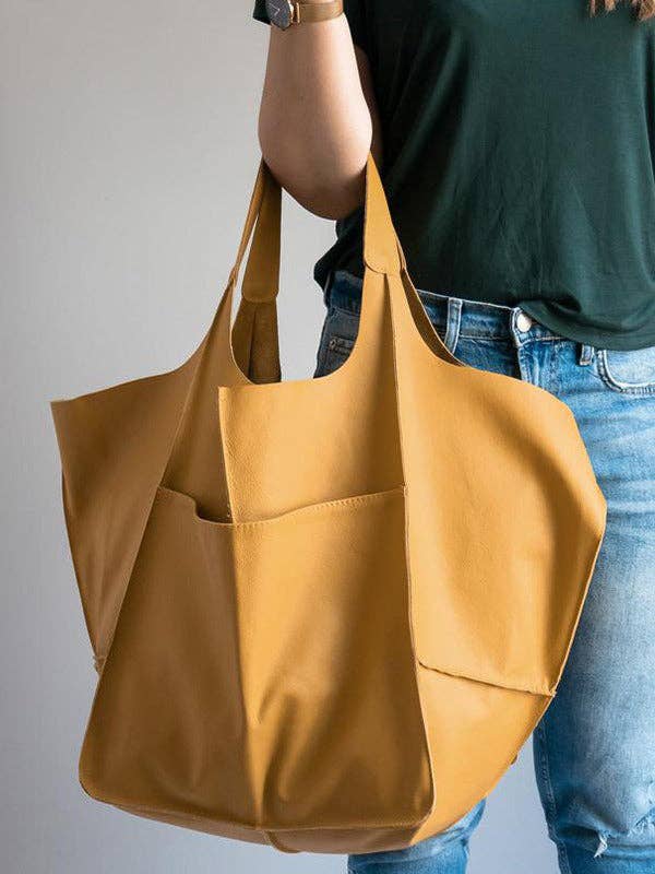 Split-Joint Tote Bags Handbags