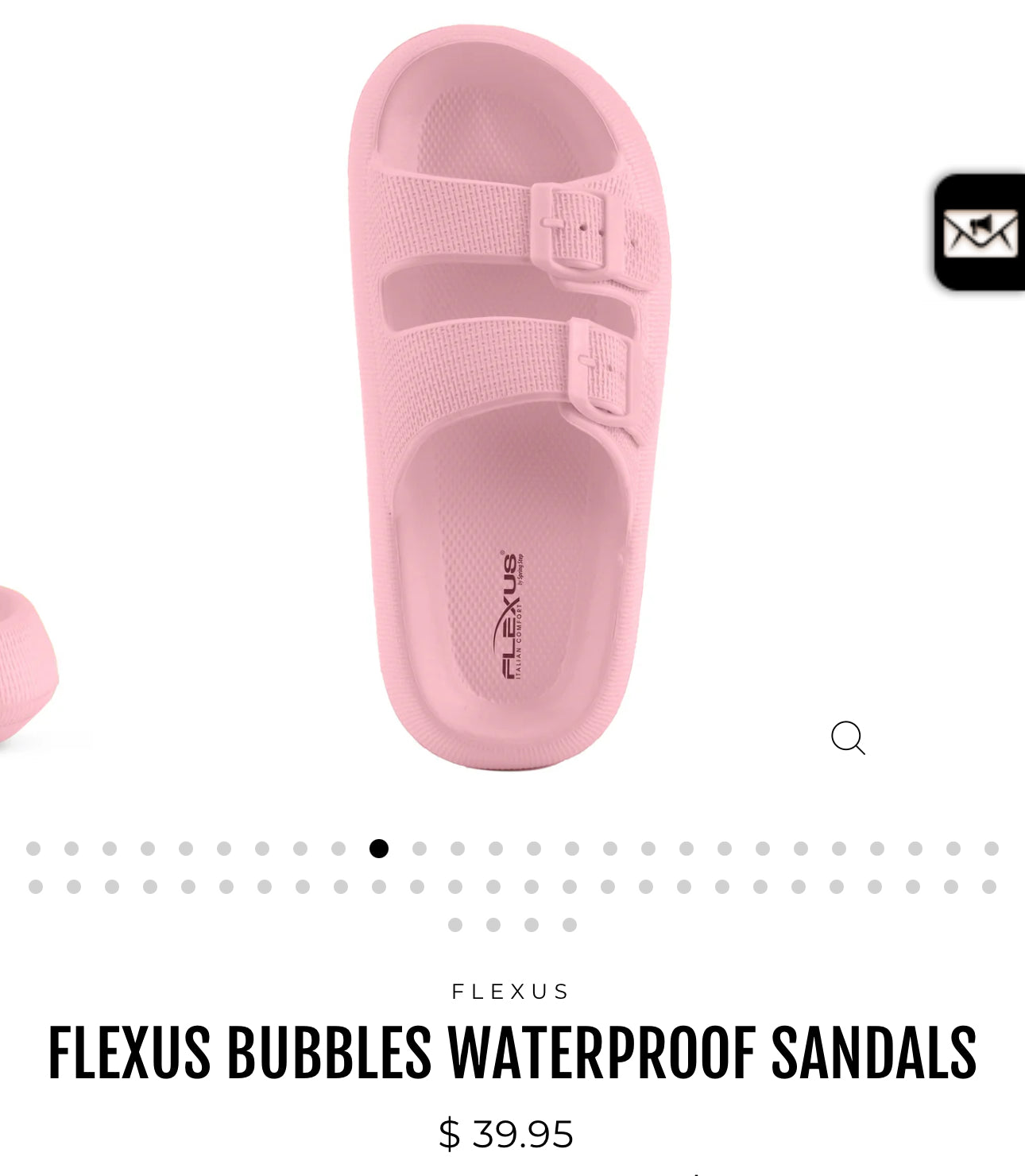 Flexes Bubbles Waterproof Sandals Light Pink