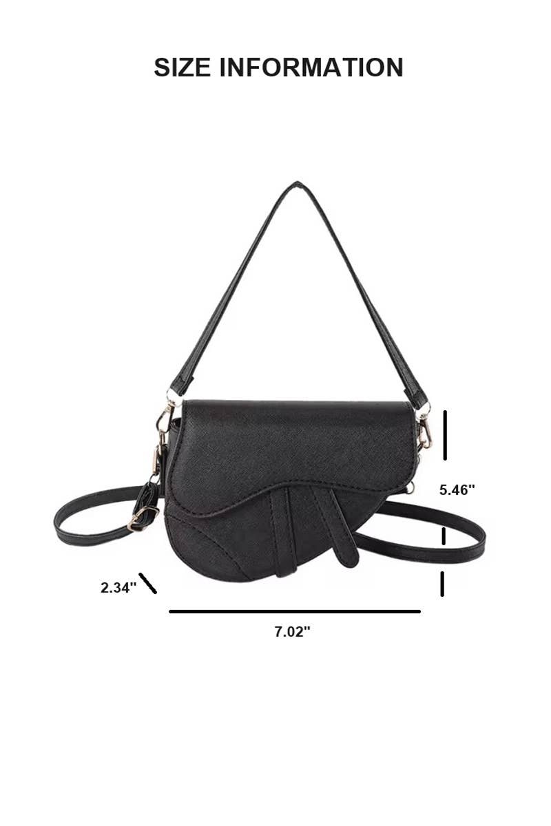 Trendy Mini Saddle Bag Dreamers Crossbody Purse