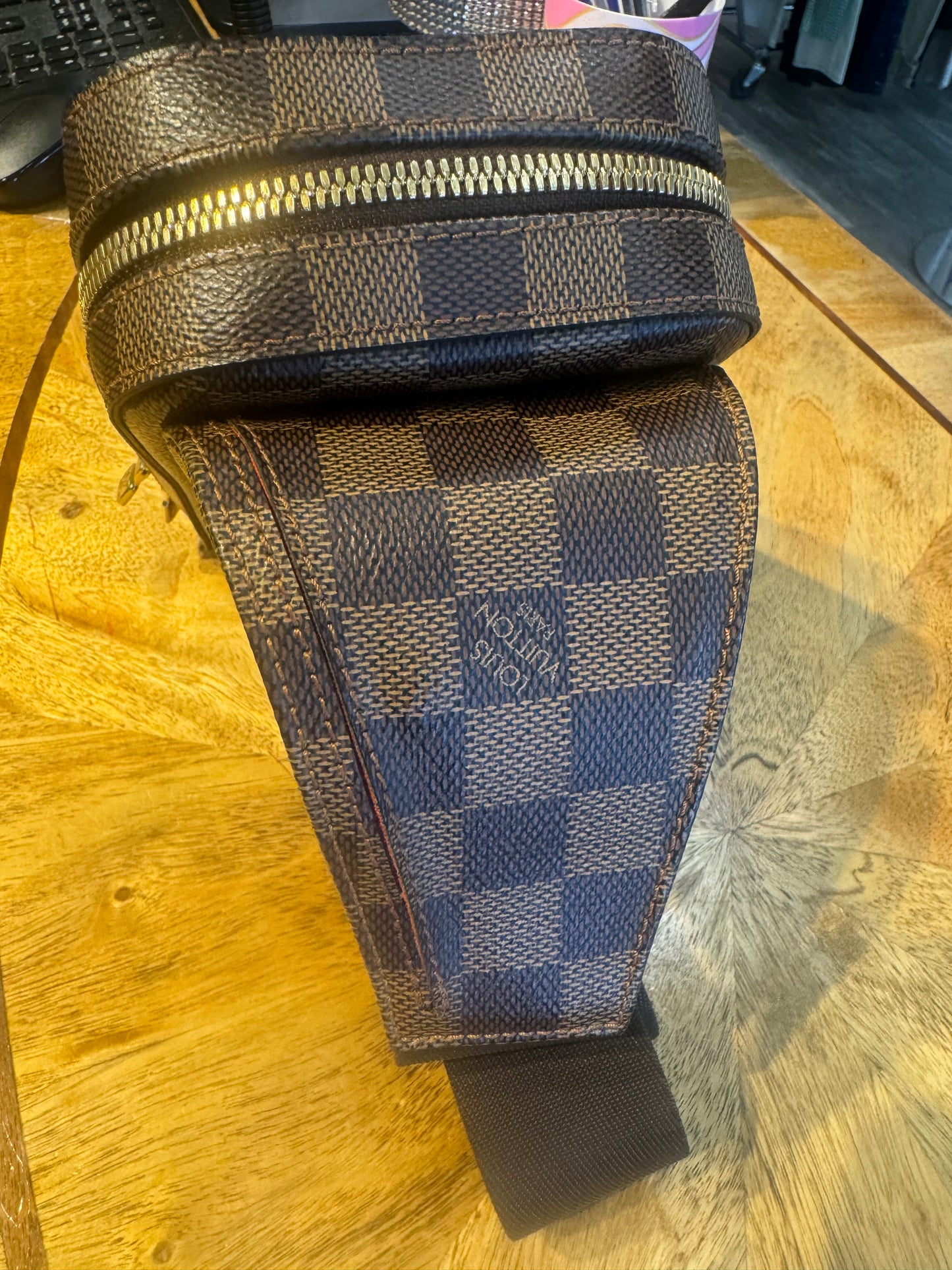 Louis Vuitton Damier Ebene 'Geronimos' bag