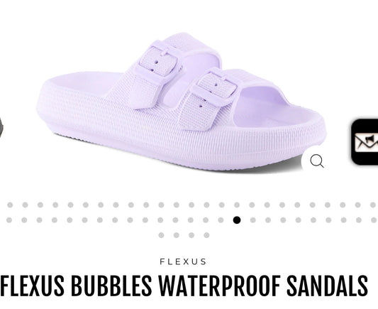 Flexus Bubbles Waterproof Sandals Lilac