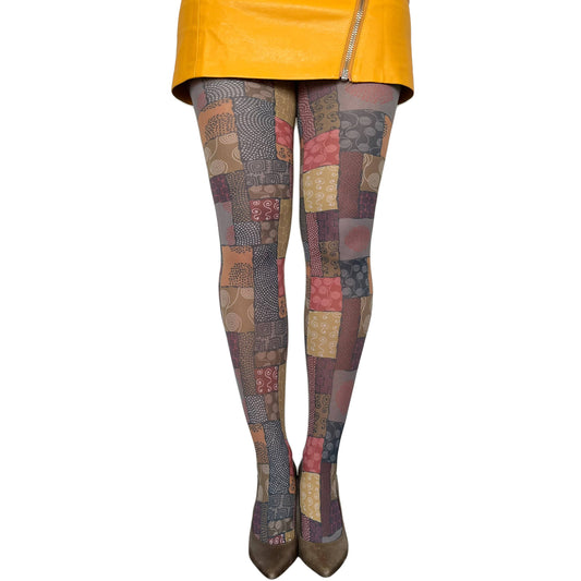 African Patchwork Tights for Women Malka Chic