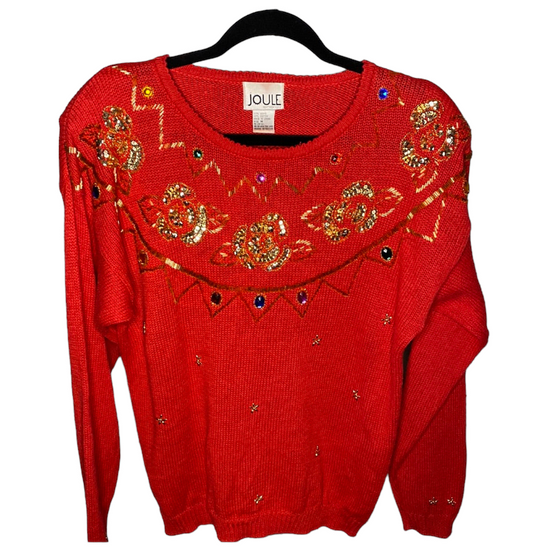 Joule Red Vintage Sweater